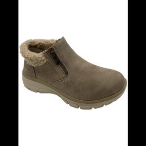 Skechers Easy Going Water Repellent Ankle Boots Social Mode Mushroom - Medium